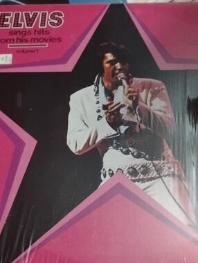 Pink Elvis Sings Hits From His Movies Vinyl Album